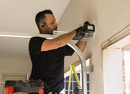 garage door track repair